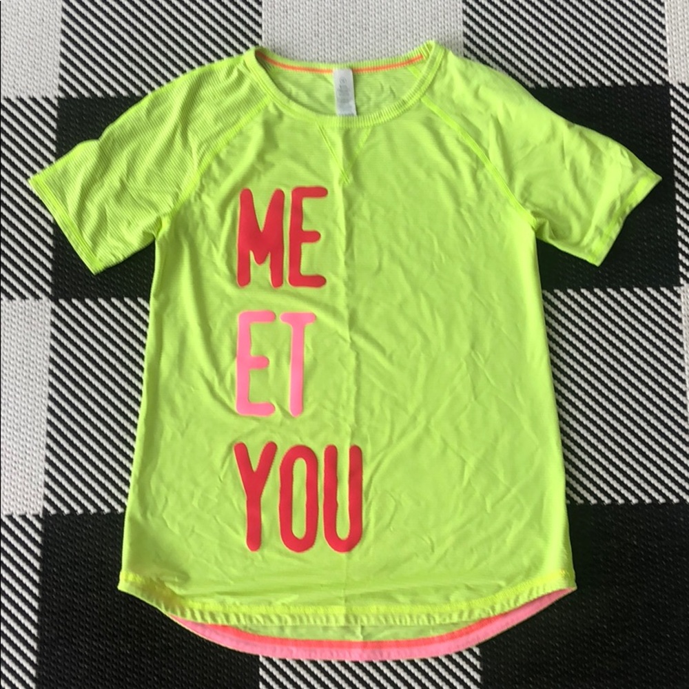 Ivivva athletic T bright yellow